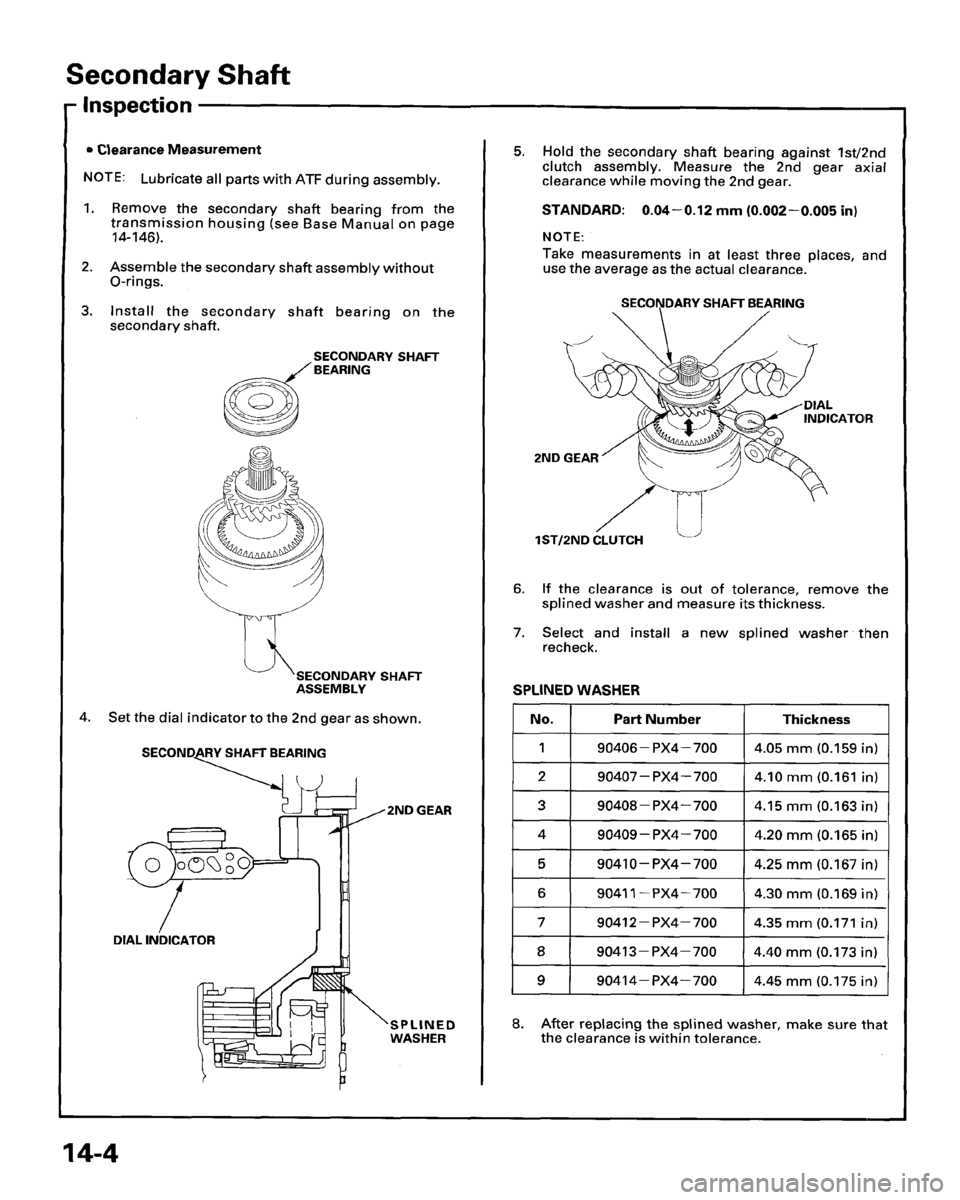 HONDA PRELUDE 1995  Service Workshop Manual 