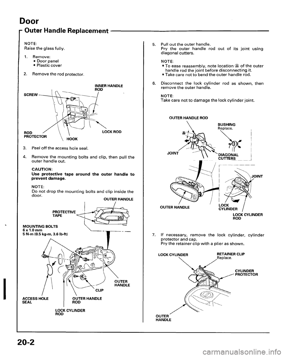 HONDA PRELUDE 1995  Service Manual PDF 