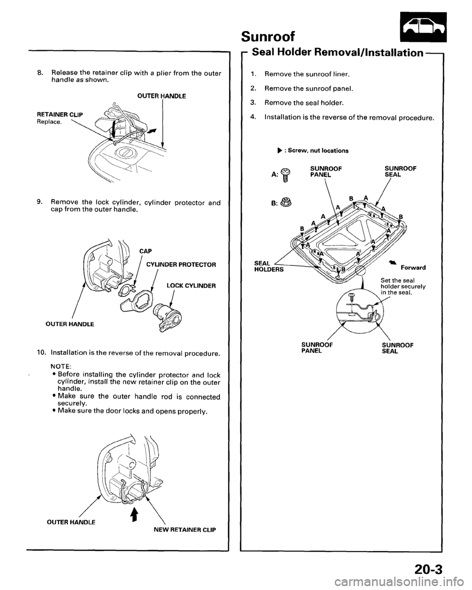 HONDA PRELUDE 1995  Service Manual PDF 