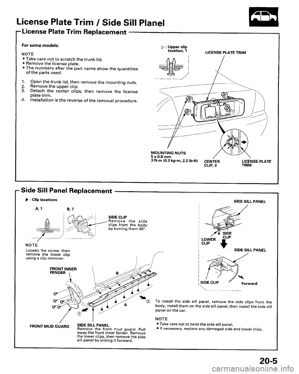 HONDA PRELUDE 1995  Service Manual PDF 