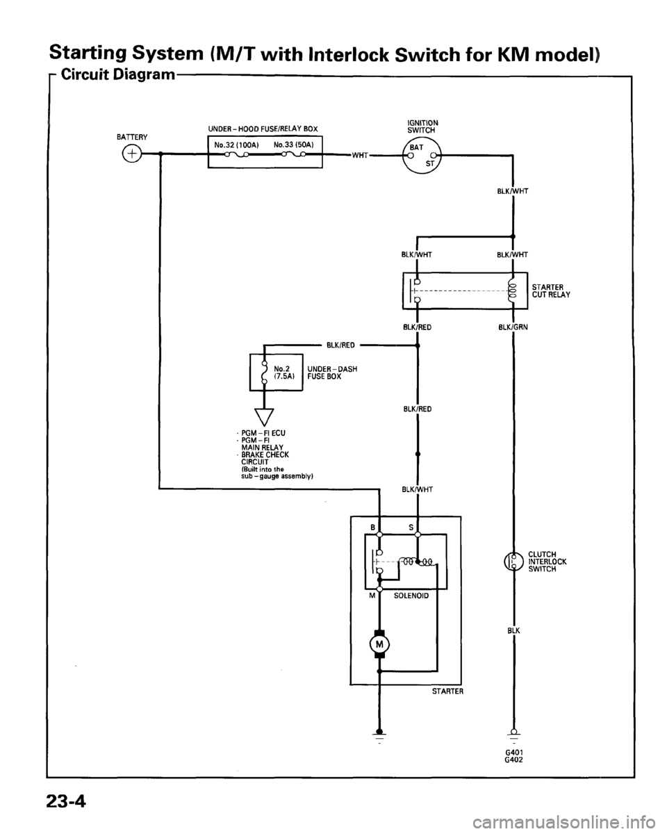 HONDA PRELUDE 1995  Service Manual PDF 