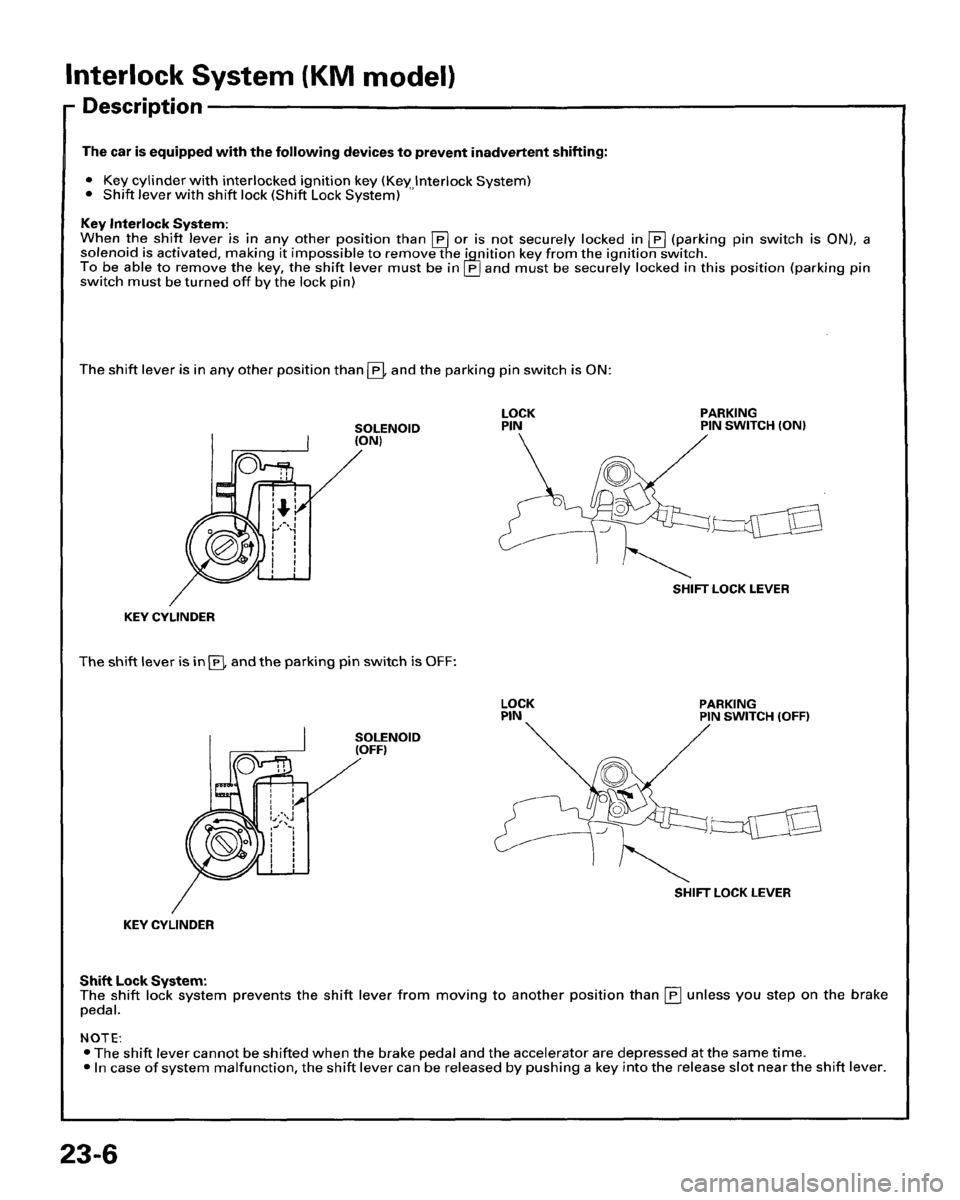 HONDA PRELUDE 1995  Service Manual PDF 