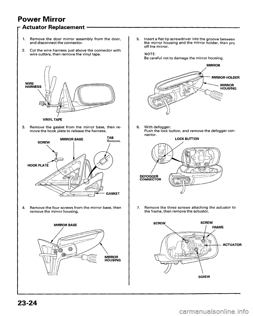 HONDA PRELUDE 1995 Service Owners Manual HONDA PRELUDE 1995 Service Owners Manual