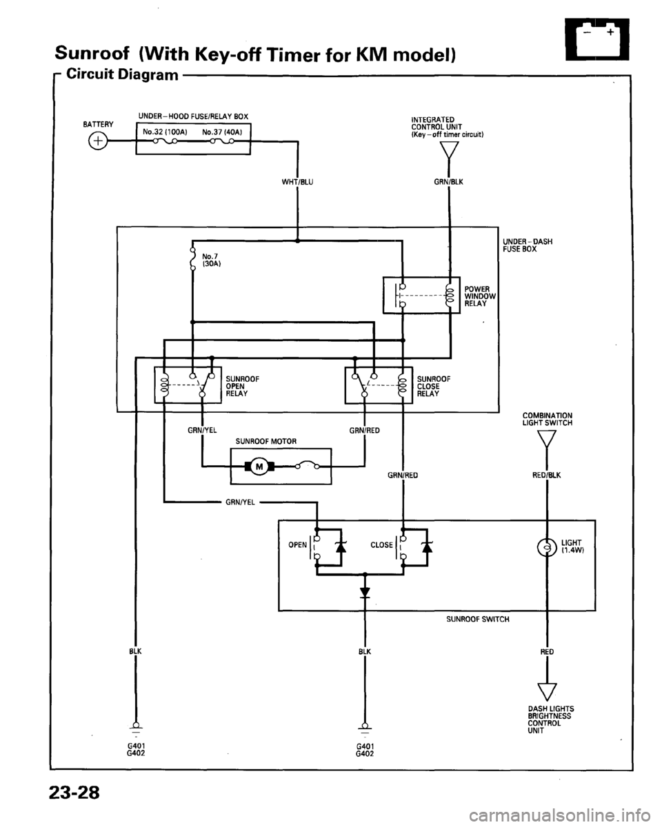 HONDA PRELUDE 1995 Service Owners Manual HONDA PRELUDE 1995 Service Owners Manual
