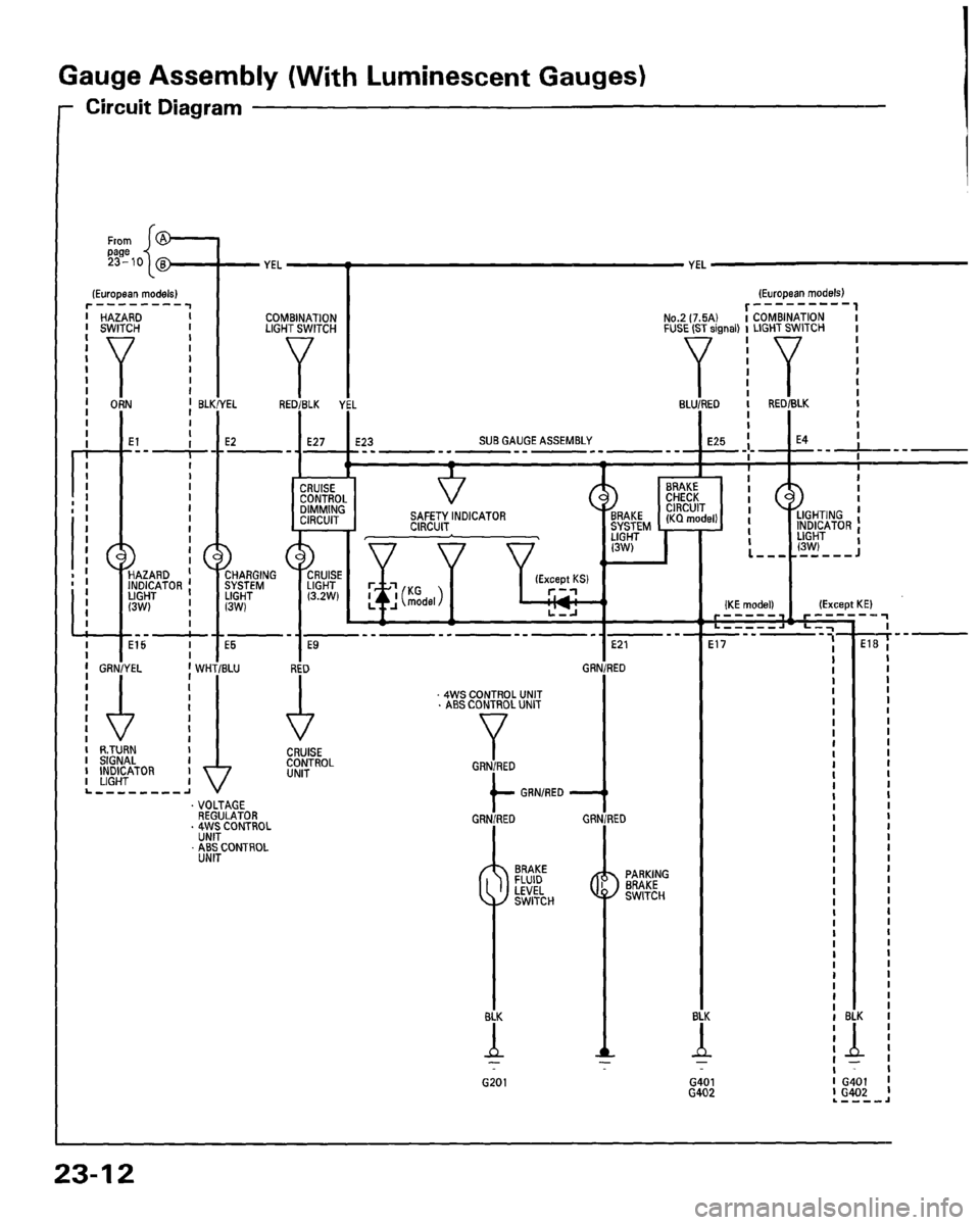 HONDA PRELUDE 1994  Service Repair Manual 