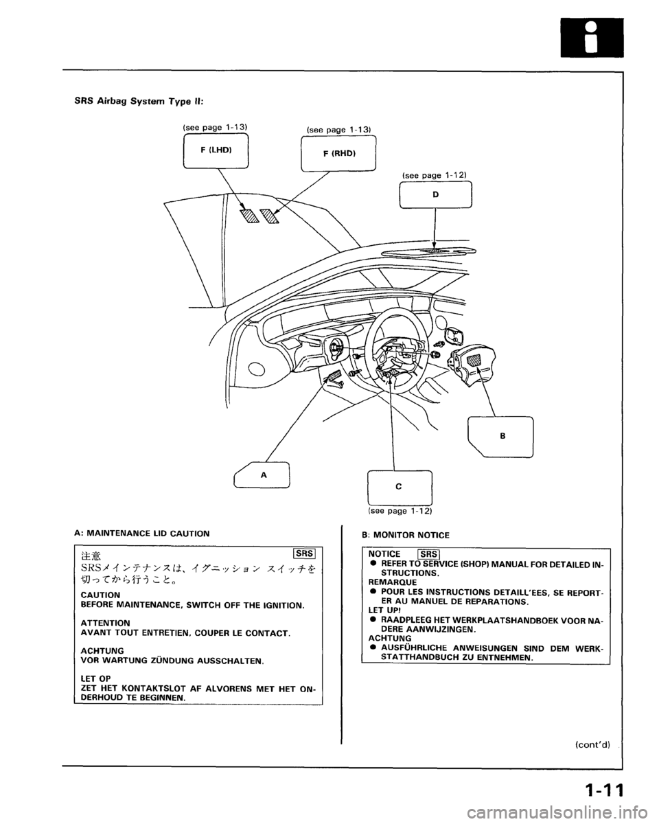 HONDA PRELUDE 1994 Service User Guide HONDA PRELUDE 1994 Service User Guide