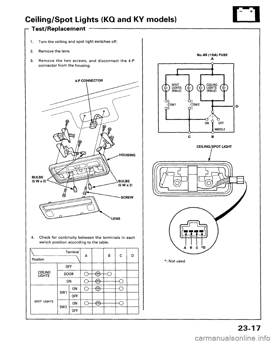 HONDA PRELUDE 1994  Service Repair Manual 