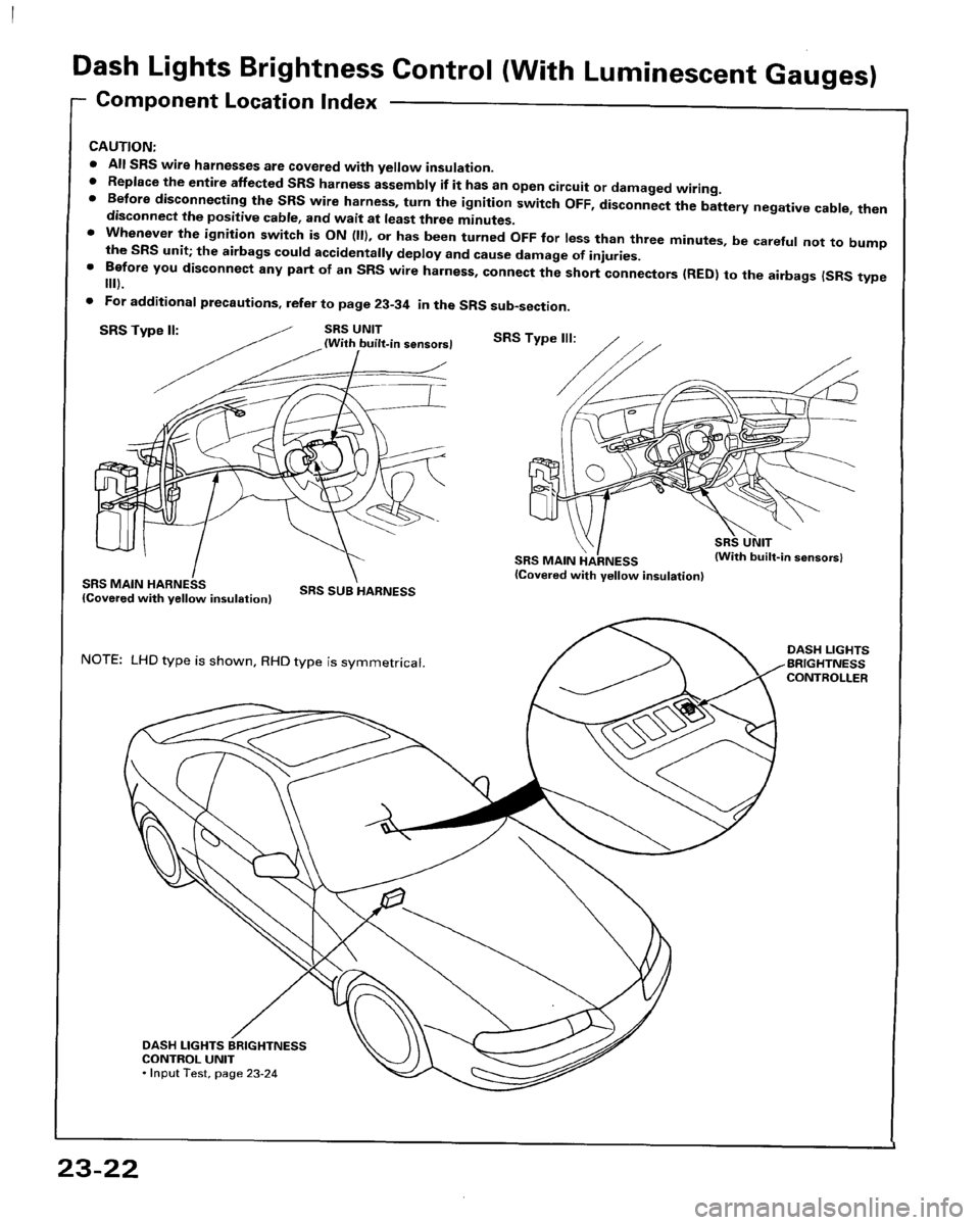 HONDA PRELUDE 1994  Service Repair Manual 
