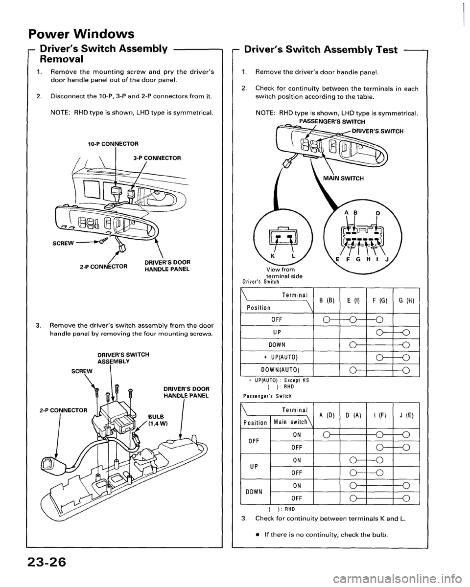HONDA PRELUDE 1994  Service Repair Manual 