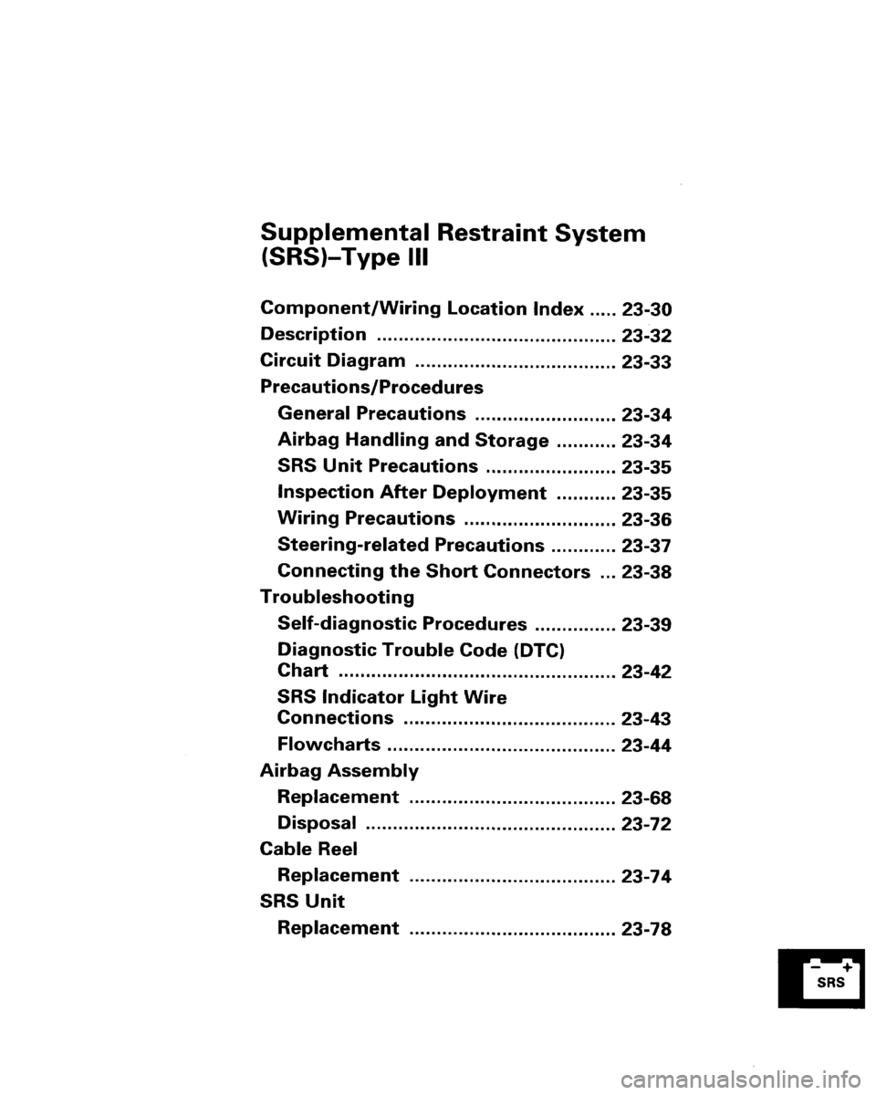 HONDA PRELUDE 1994 Service Repair Manual HONDA PRELUDE 1994 Service Repair Manual