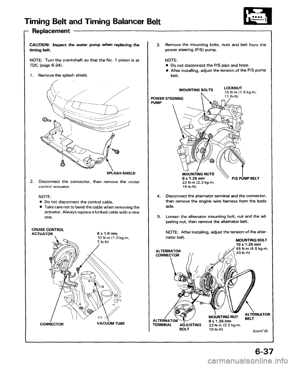 HONDA PRELUDE 1993  Service Repair Manual 