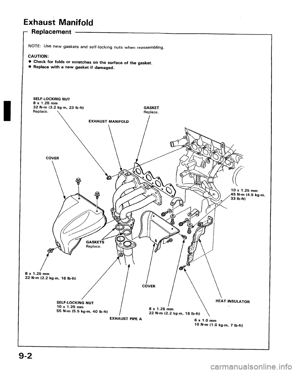 HONDA PRELUDE 1993  Service Repair Manual 