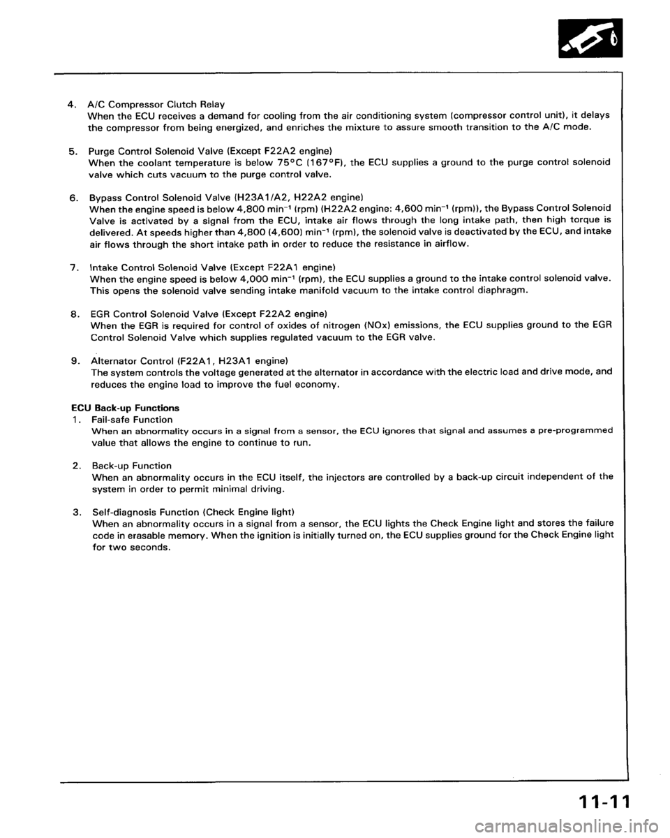 HONDA PRELUDE 1993  Service Repair Manual 