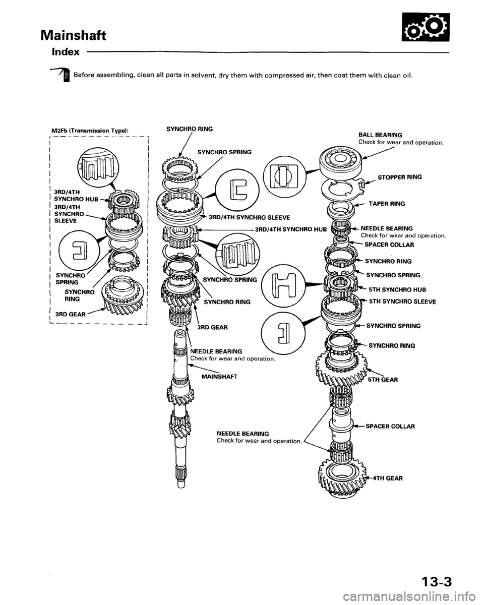 HONDA PRELUDE 1993  Service Repair Manual 