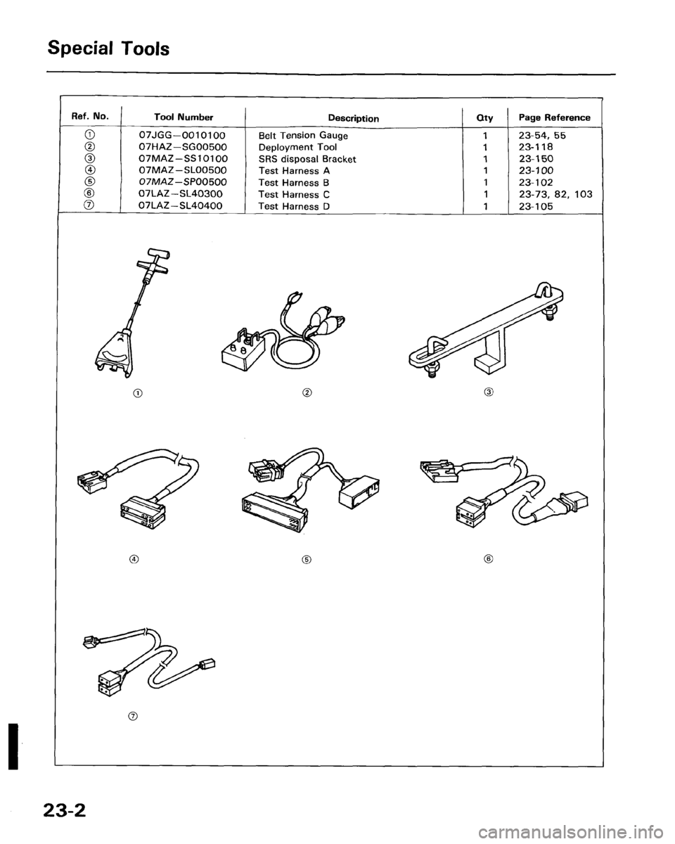 HONDA PRELUDE 1993  Service Repair Manual 