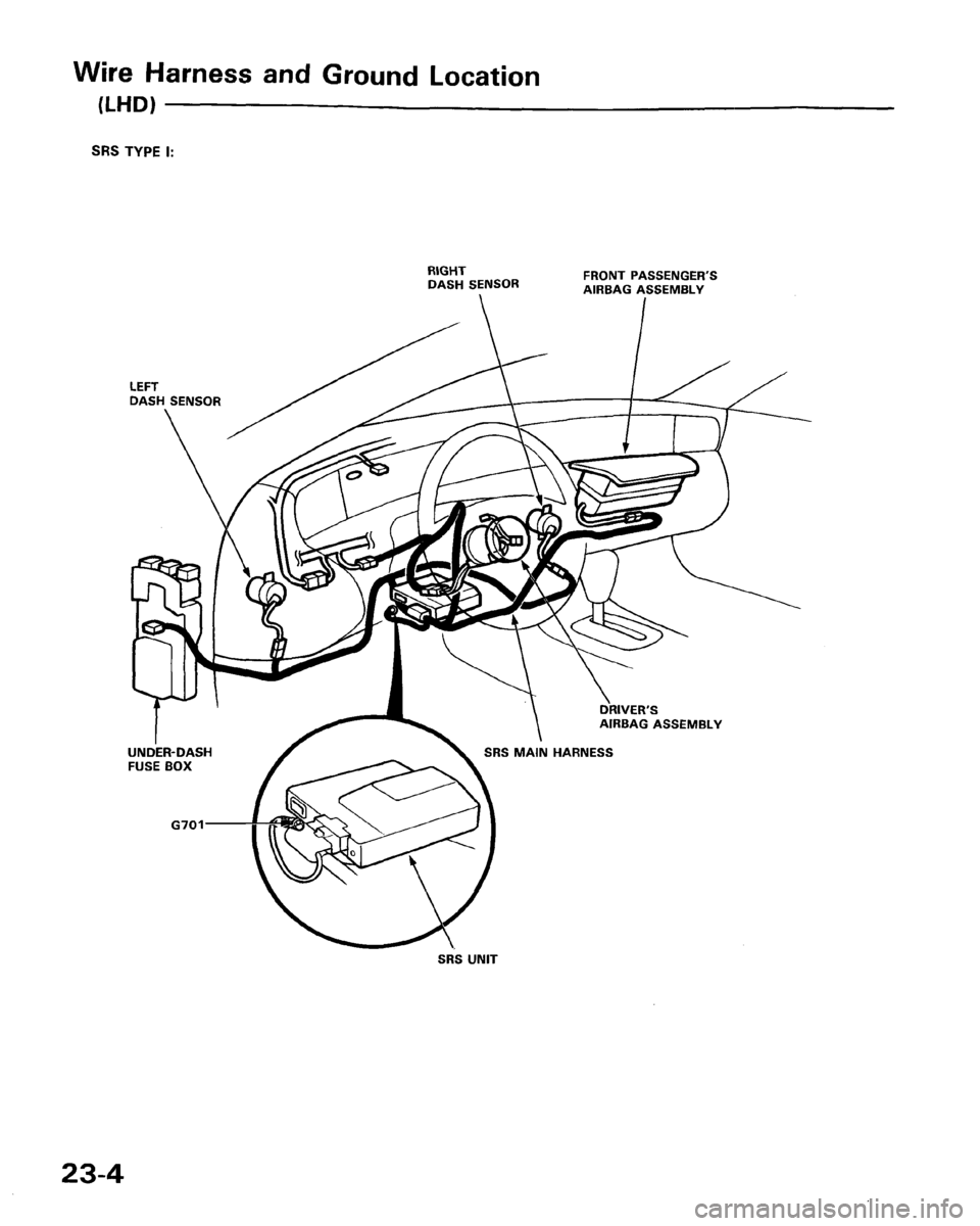 HONDA PRELUDE 1993  Service Repair Manual 