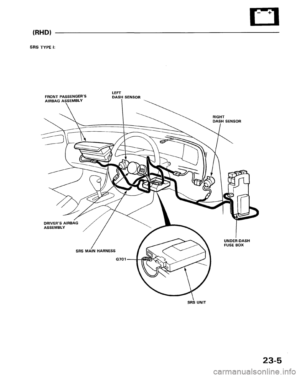 HONDA PRELUDE 1993  Service Repair Manual 