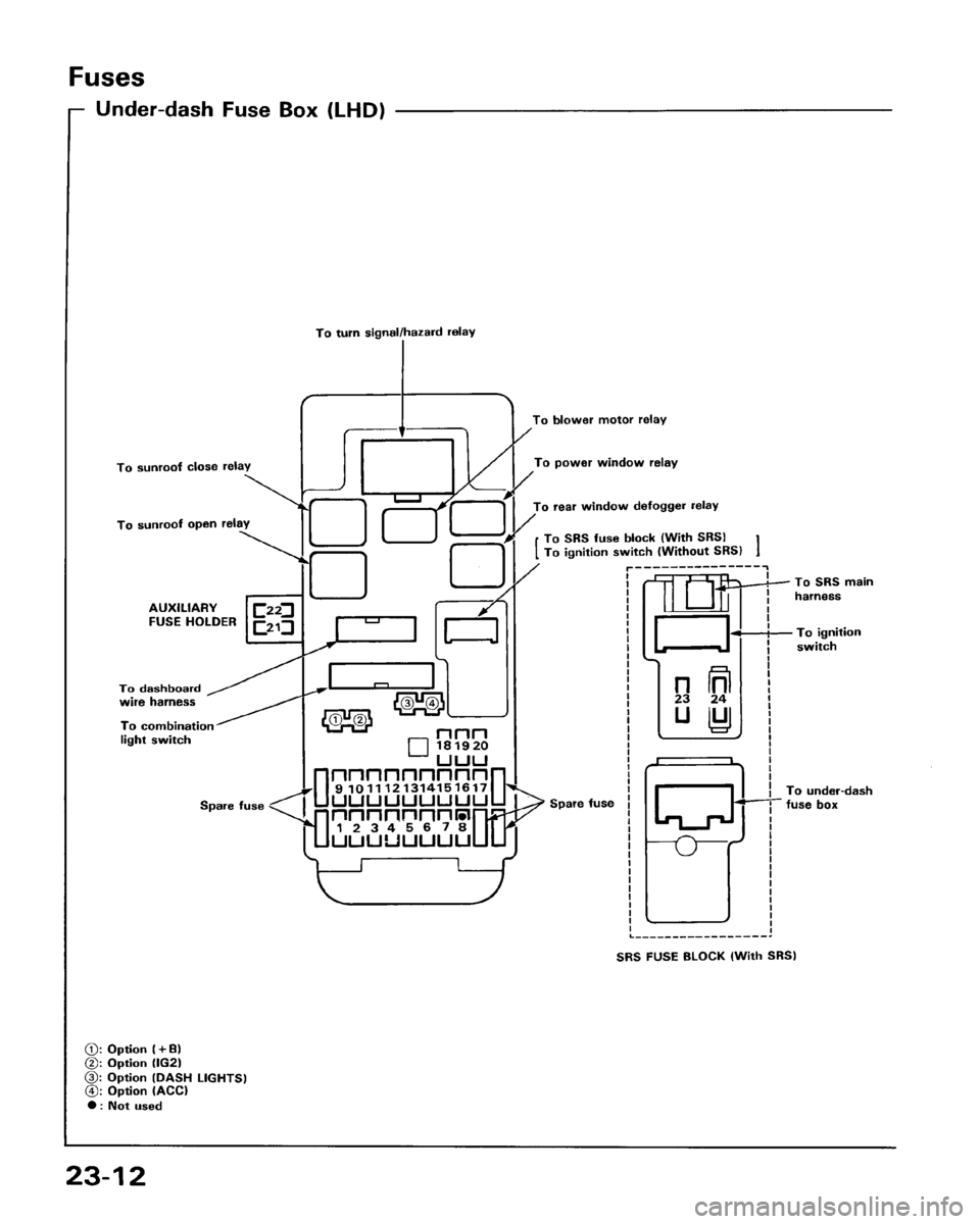 HONDA PRELUDE 1993  Service Repair Manual 
