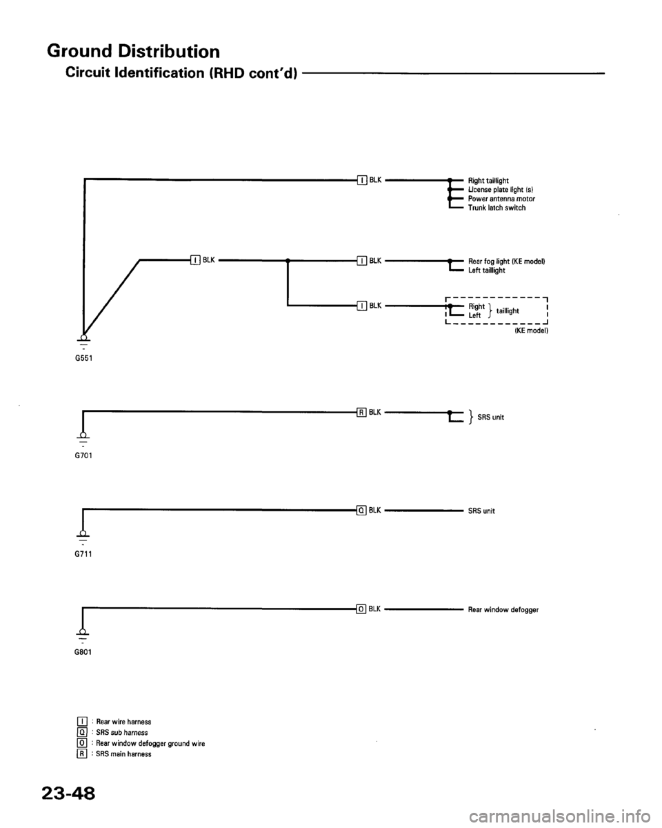 HONDA PRELUDE 1993  Service Repair Manual 