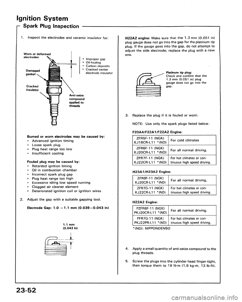 HONDA PRELUDE 1993  Service Repair Manual 