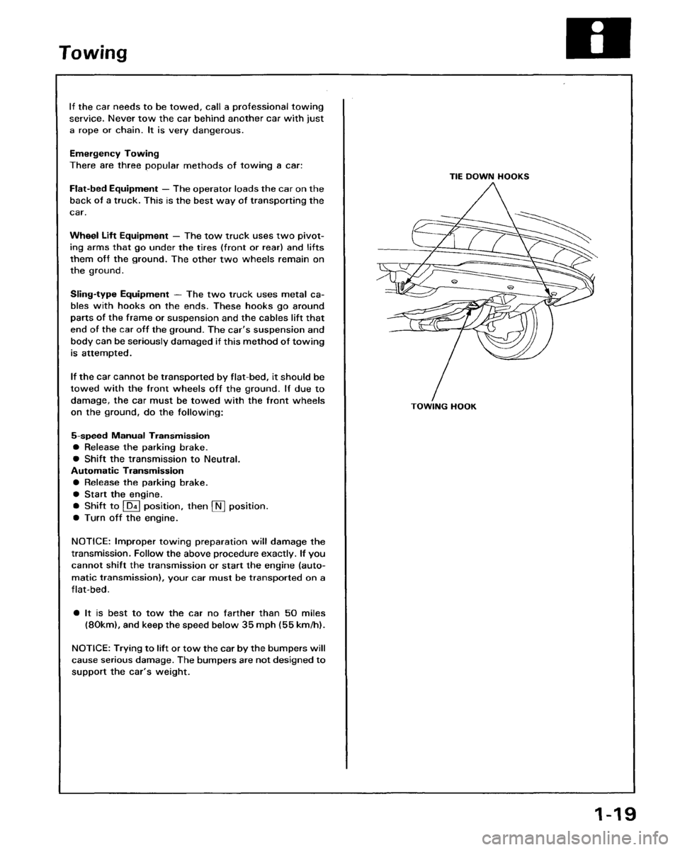 HONDA PRELUDE 1993 Service Owners Manual HONDA PRELUDE 1993 Service Owners Manual