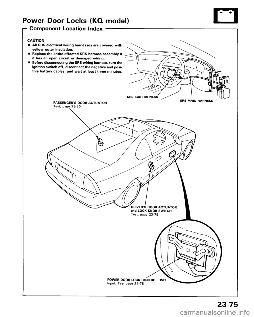 HONDA PRELUDE 1993  Service Repair Manual 