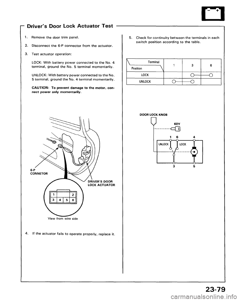 HONDA PRELUDE 1993  Service Repair Manual 