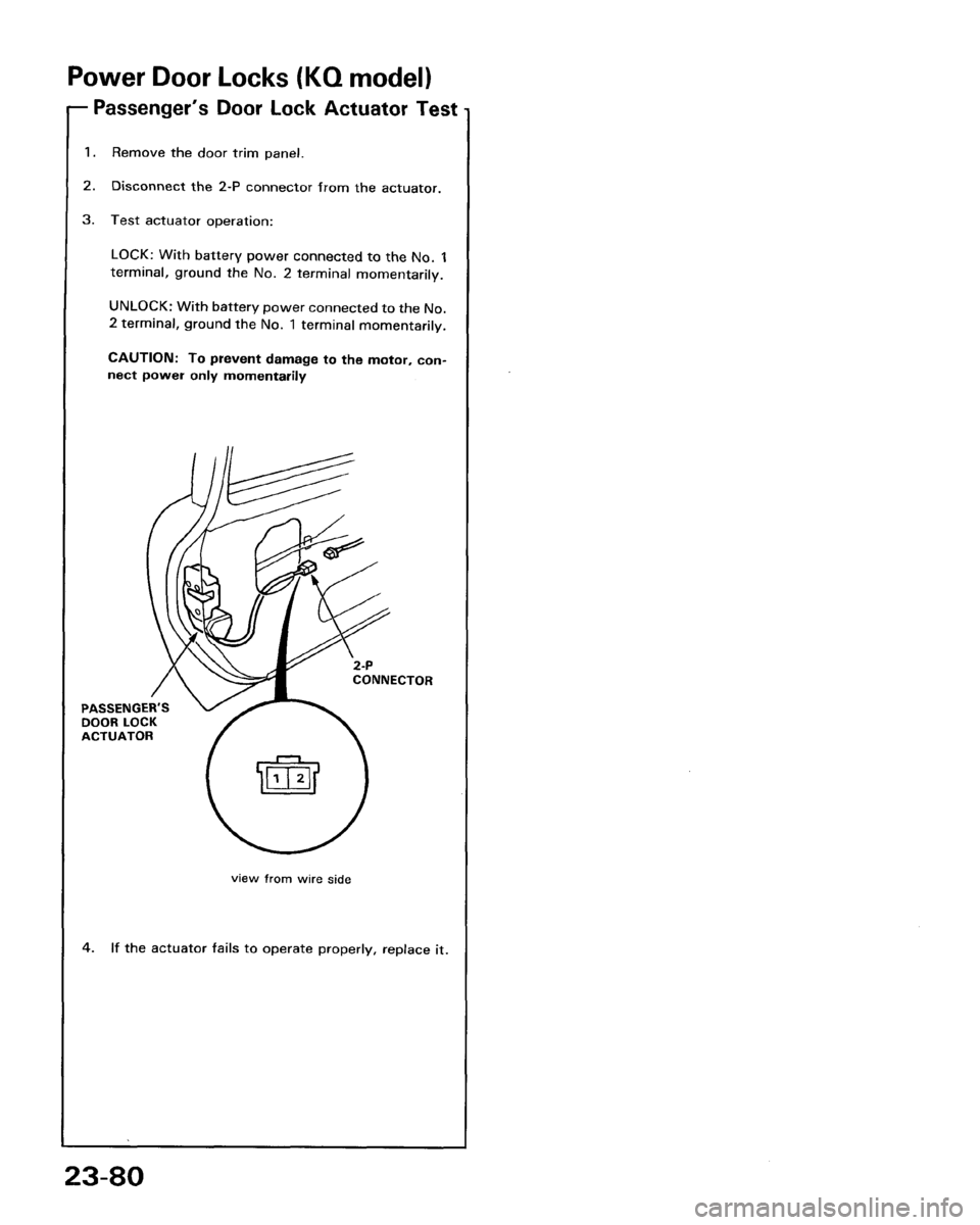 HONDA PRELUDE 1993  Service Repair Manual 