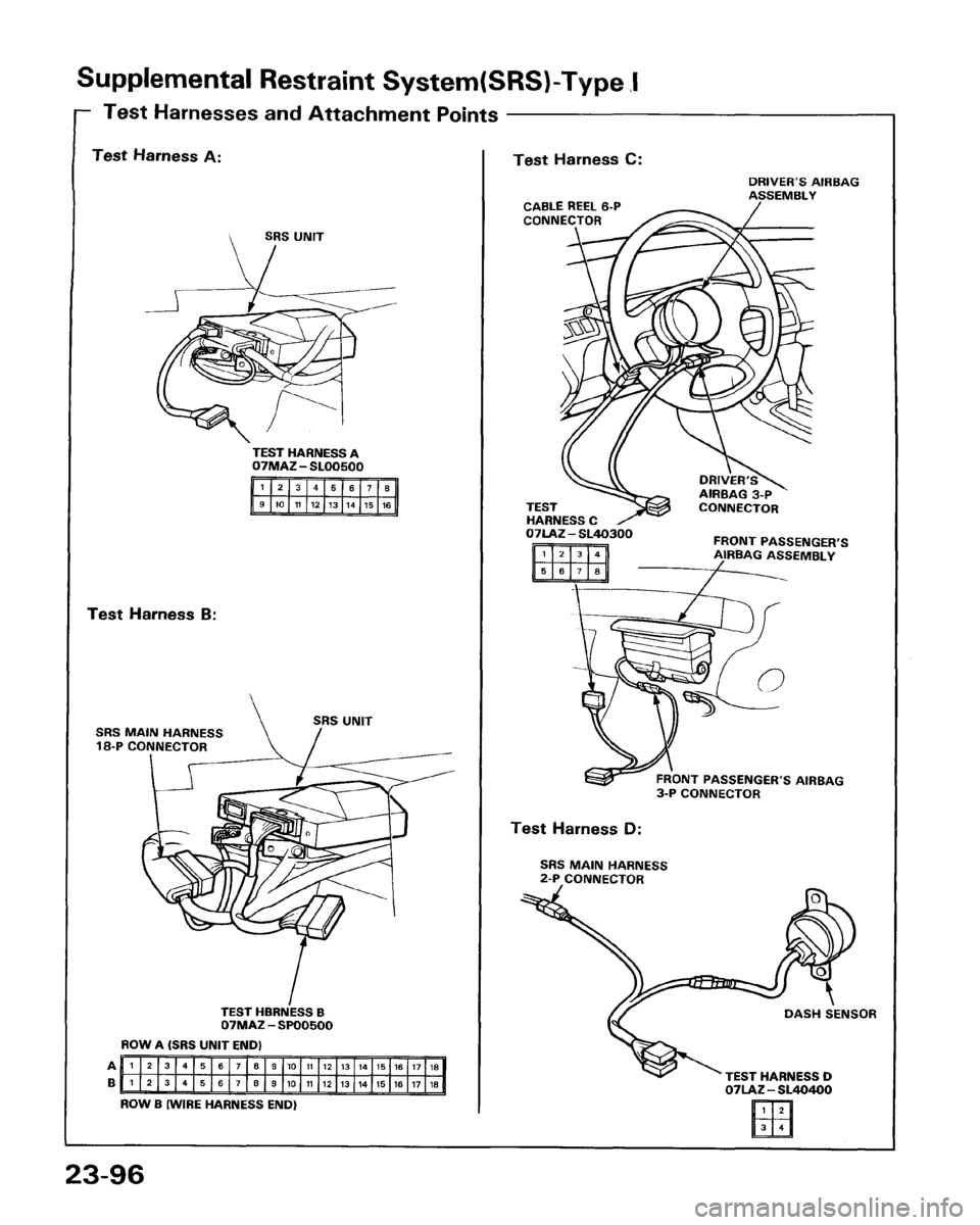 HONDA PRELUDE 1993  Service Repair Manual 
