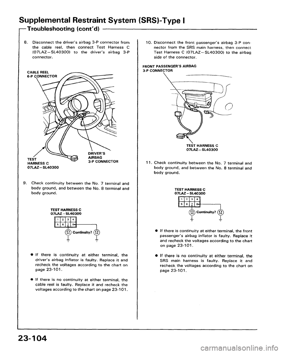 HONDA PRELUDE 1993  Service Repair Manual 