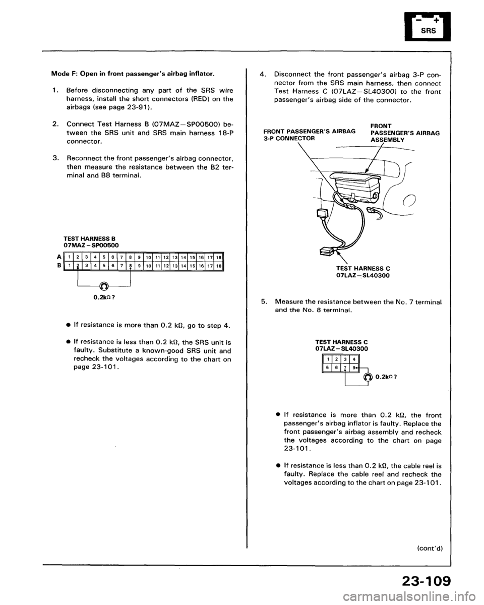 HONDA PRELUDE 1993  Service Repair Manual 