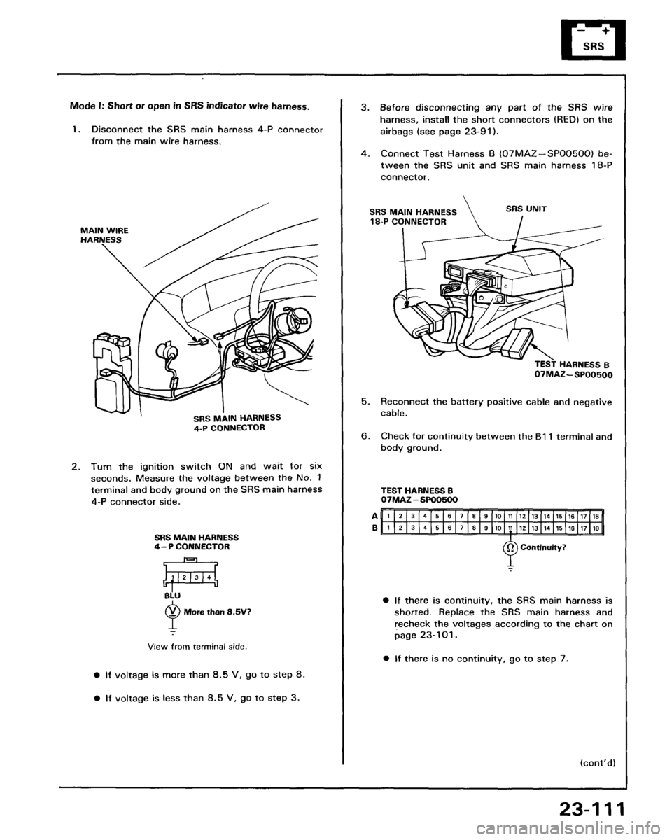 HONDA PRELUDE 1993  Service Repair Manual 