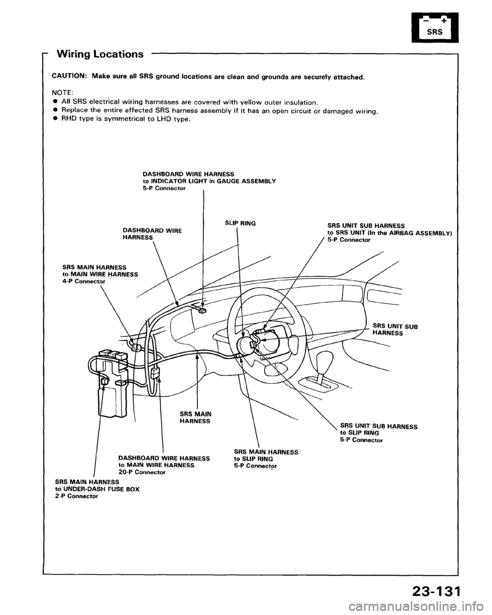 HONDA PRELUDE 1993  Service Repair Manual 