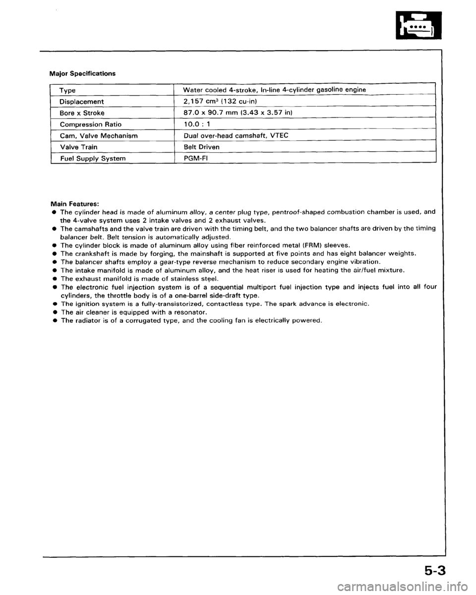 HONDA PRELUDE 1993 Service Workshop Manual HONDA PRELUDE 1993 Service Workshop Manual