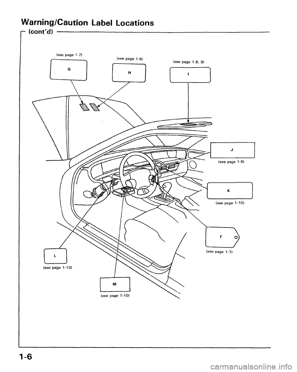 HONDA PRELUDE 1993  Service Repair Manual 