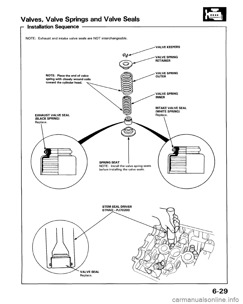 HONDA PRELUDE 1993  Service Owners Manual 