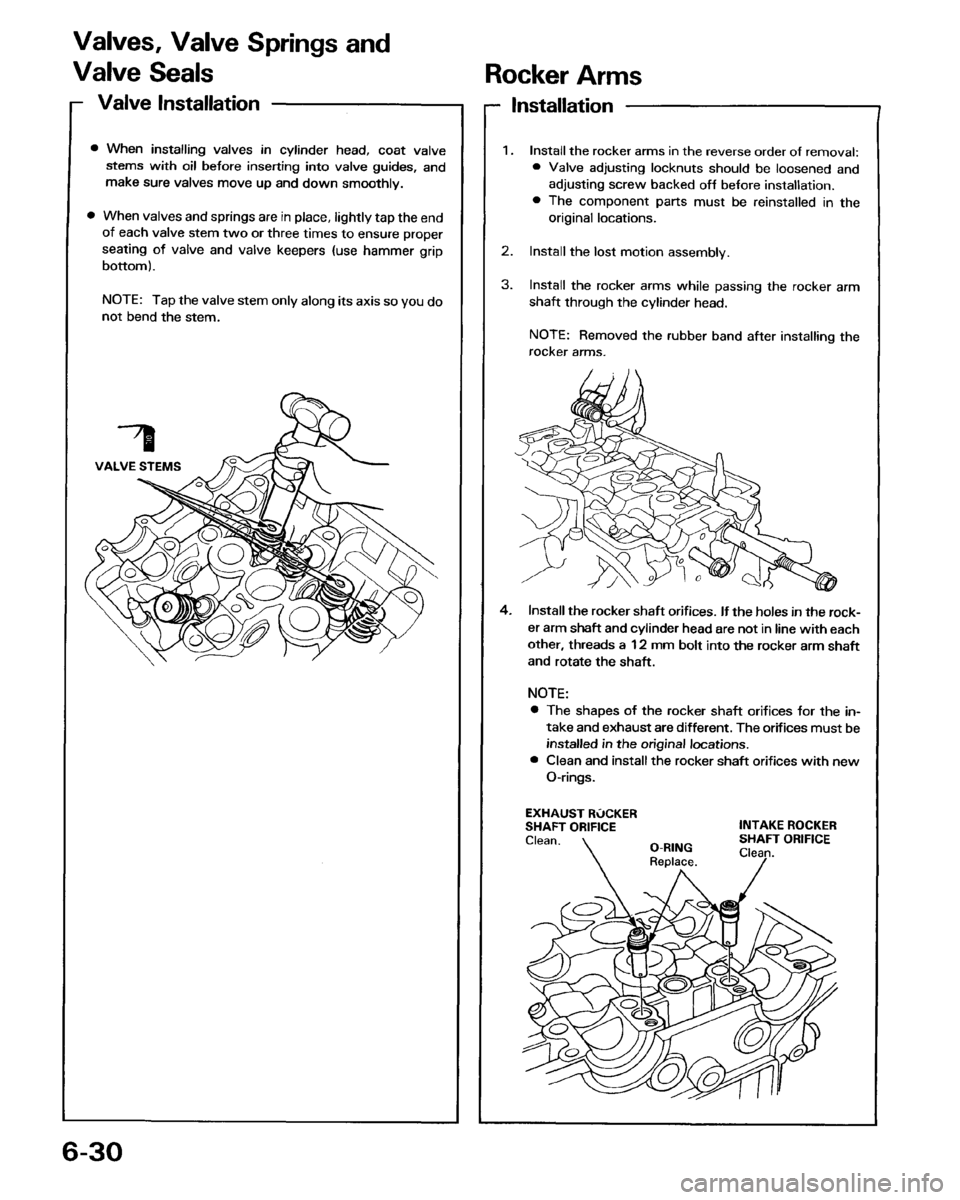 HONDA PRELUDE 1993  Service Owners Manual 