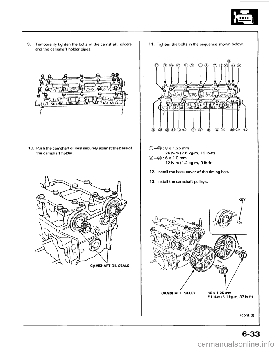 HONDA PRELUDE 1993  Service Owners Manual 