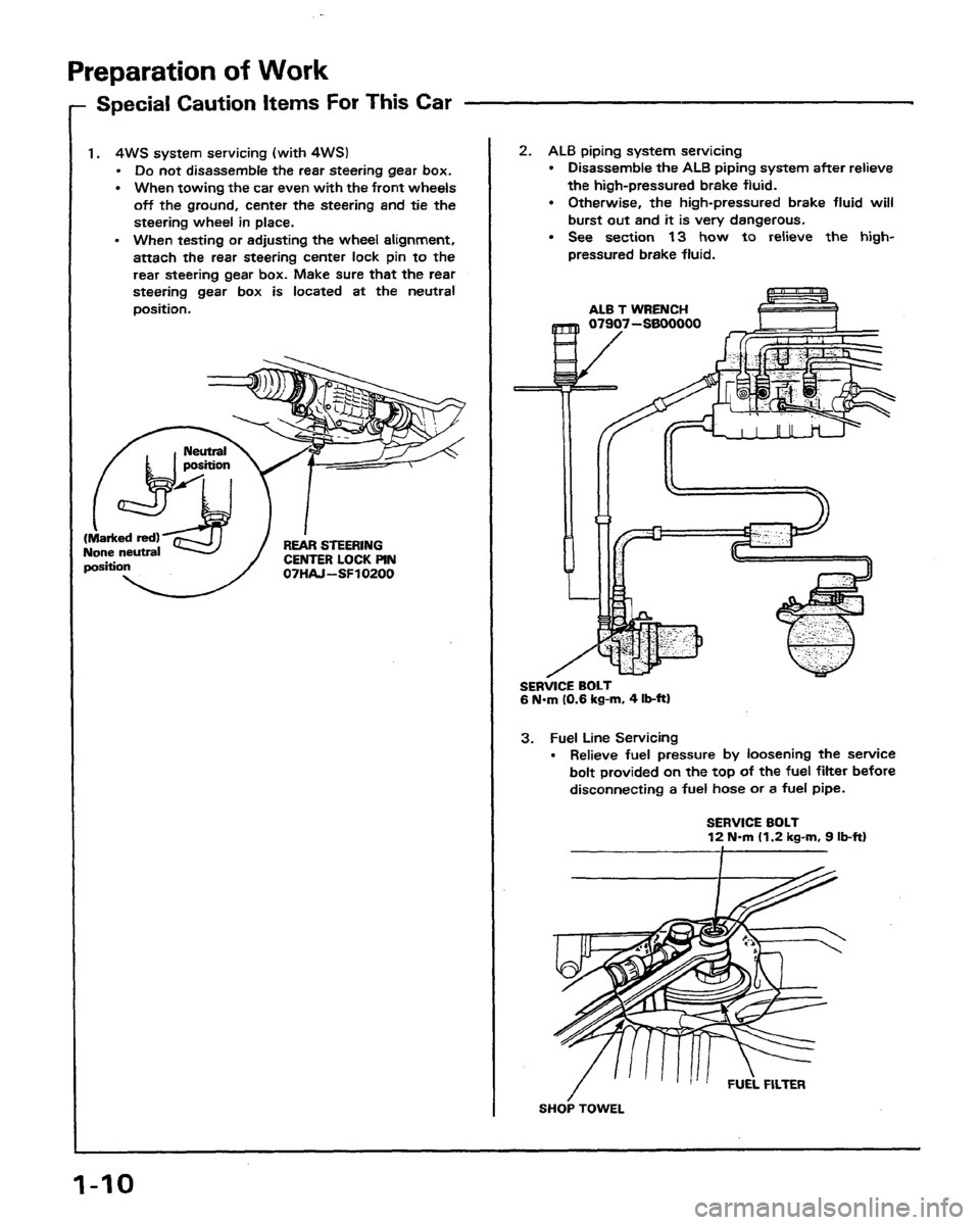 HONDA PRELUDE 1991 Service User Guide HONDA PRELUDE 1991 Service User Guide