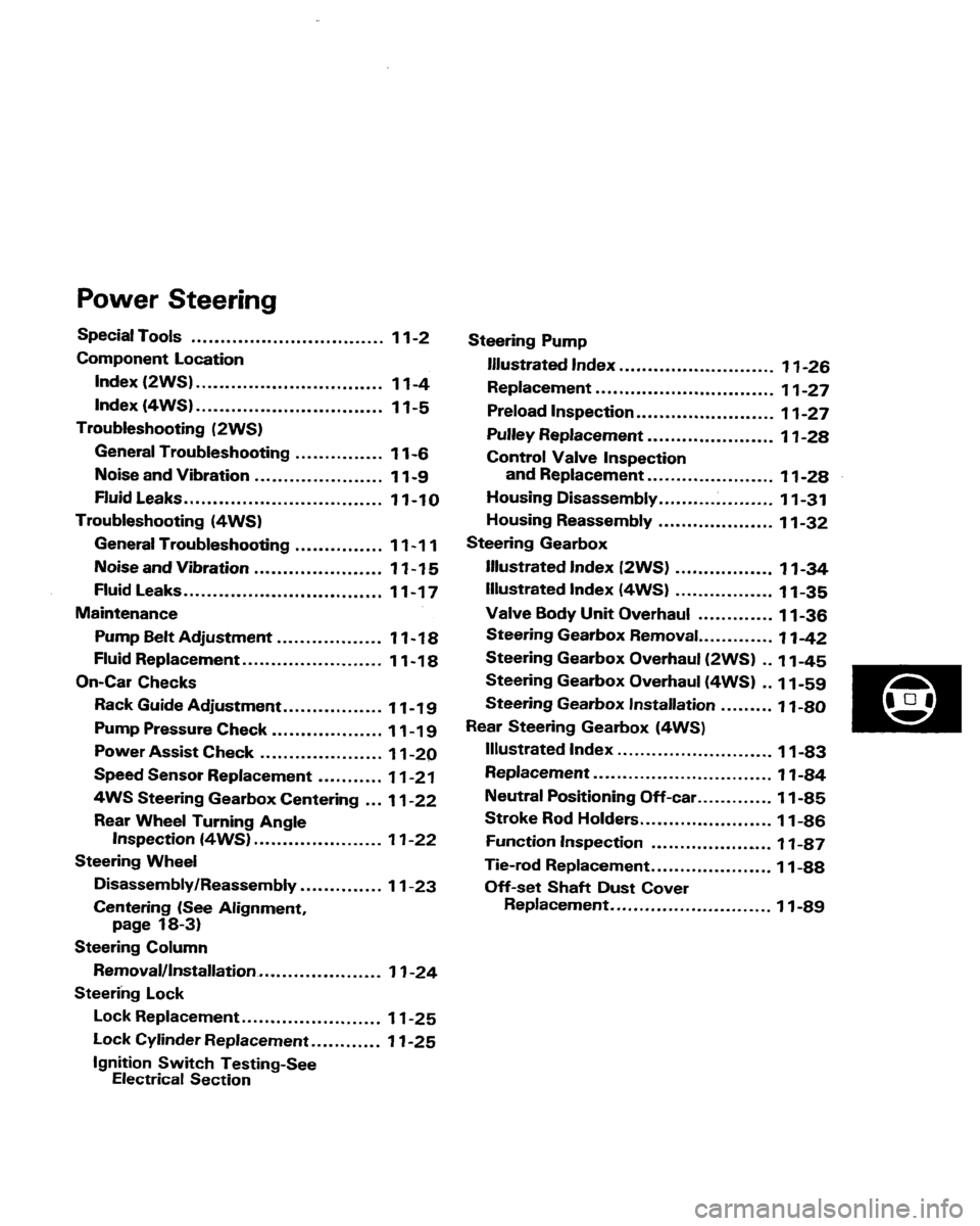 HONDA PRELUDE 1991 Service Repair Manual HONDA PRELUDE 1991 Service Repair Manual