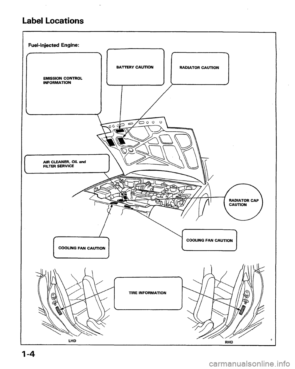 HONDA PRELUDE 1991  Service Repair Manual 