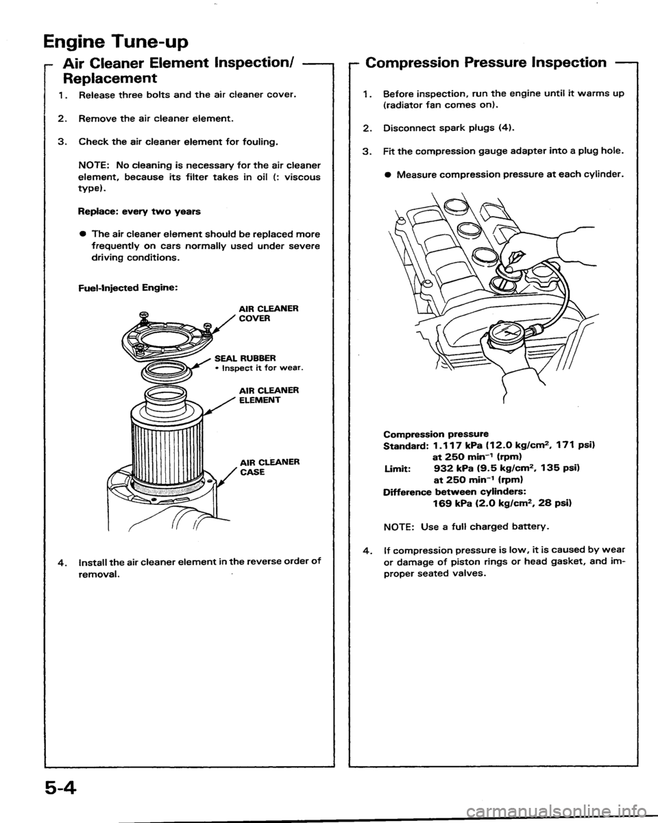 HONDA PRELUDE 1991 Service Workshop Manual HONDA PRELUDE 1991 Service Workshop Manual