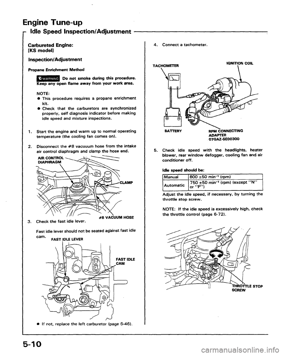 HONDA PRELUDE 1991 Service Workshop Manual HONDA PRELUDE 1991 Service Workshop Manual