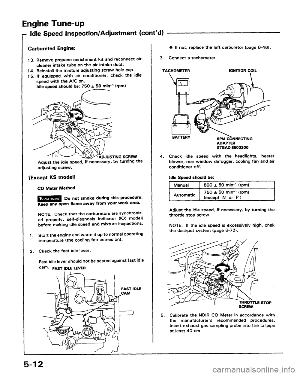 HONDA PRELUDE 1991 Service Workshop Manual HONDA PRELUDE 1991 Service Workshop Manual