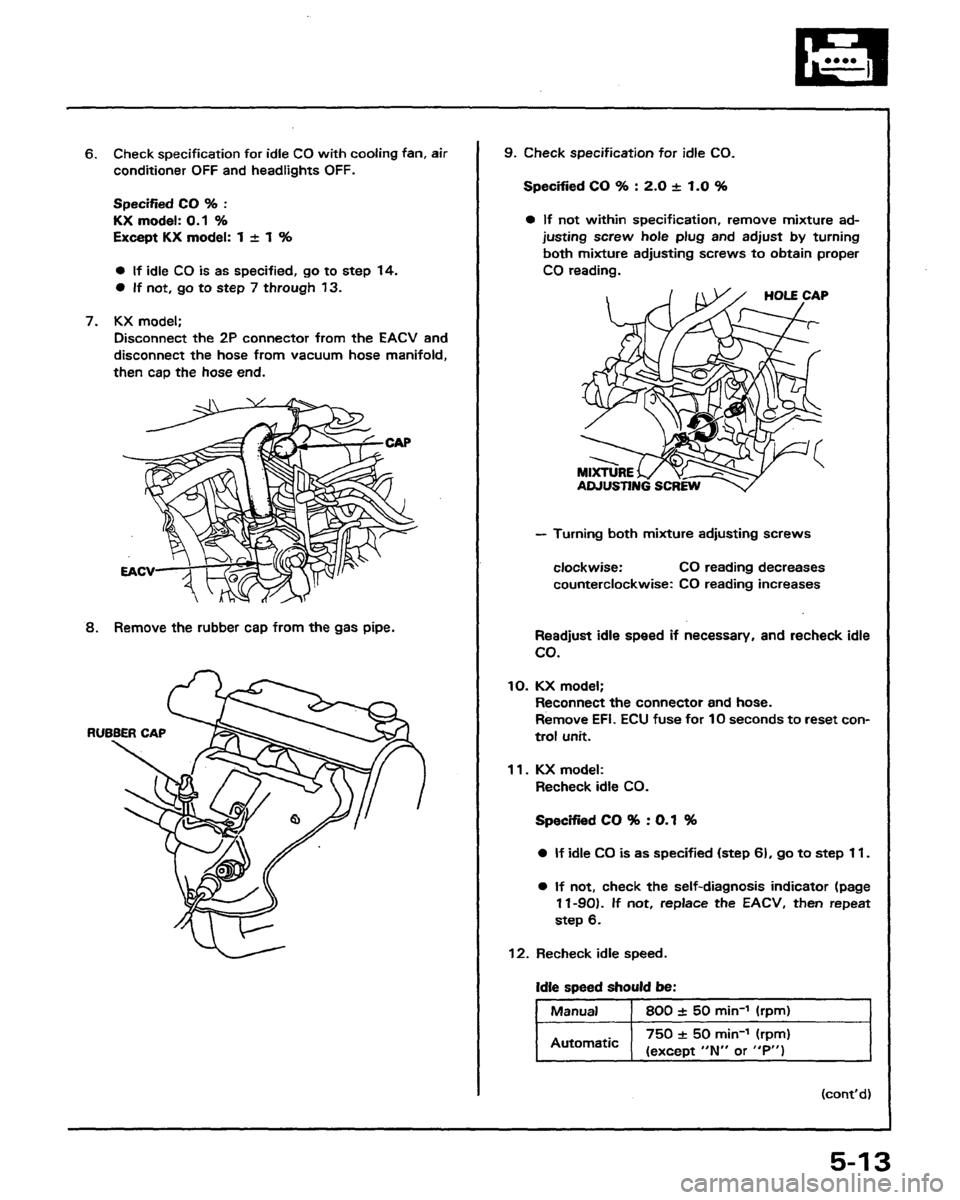 HONDA PRELUDE 1991 Service Workshop Manual HONDA PRELUDE 1991 Service Workshop Manual