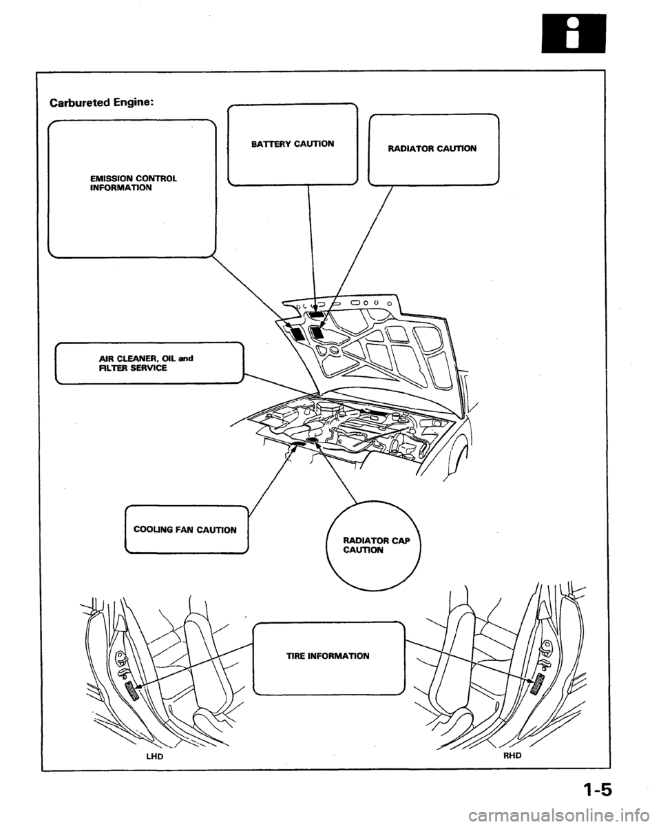 HONDA PRELUDE 1991  Service Repair Manual 