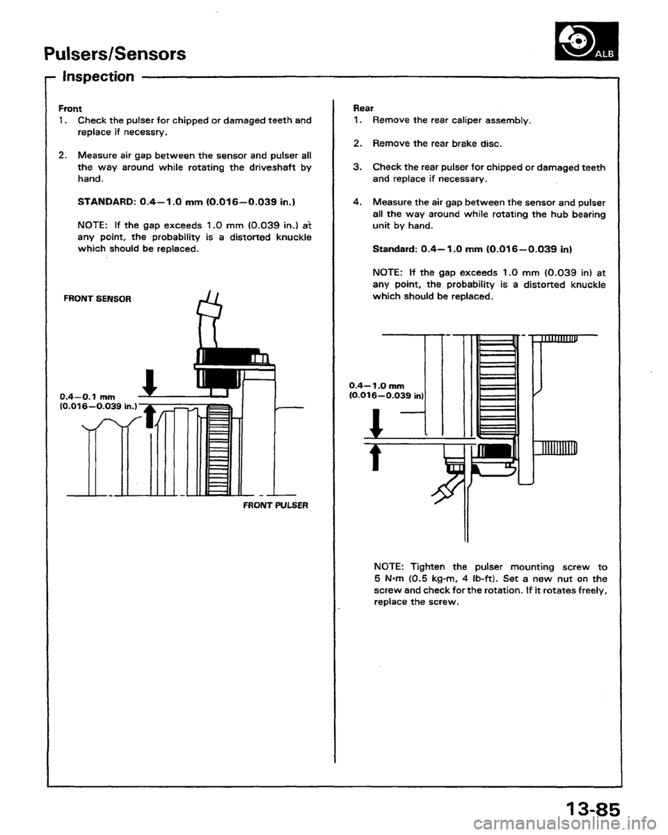 HONDA PRELUDE 1991 Service Repair Manual HONDA PRELUDE 1991 Service Repair Manual