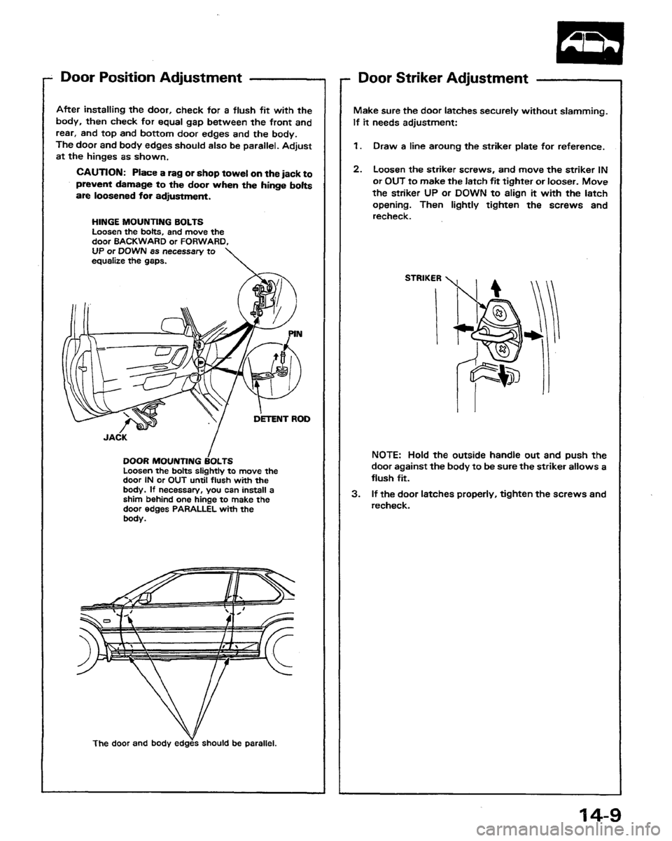 HONDA PRELUDE 1991 Service Repair Manual HONDA PRELUDE 1991 Service Repair Manual