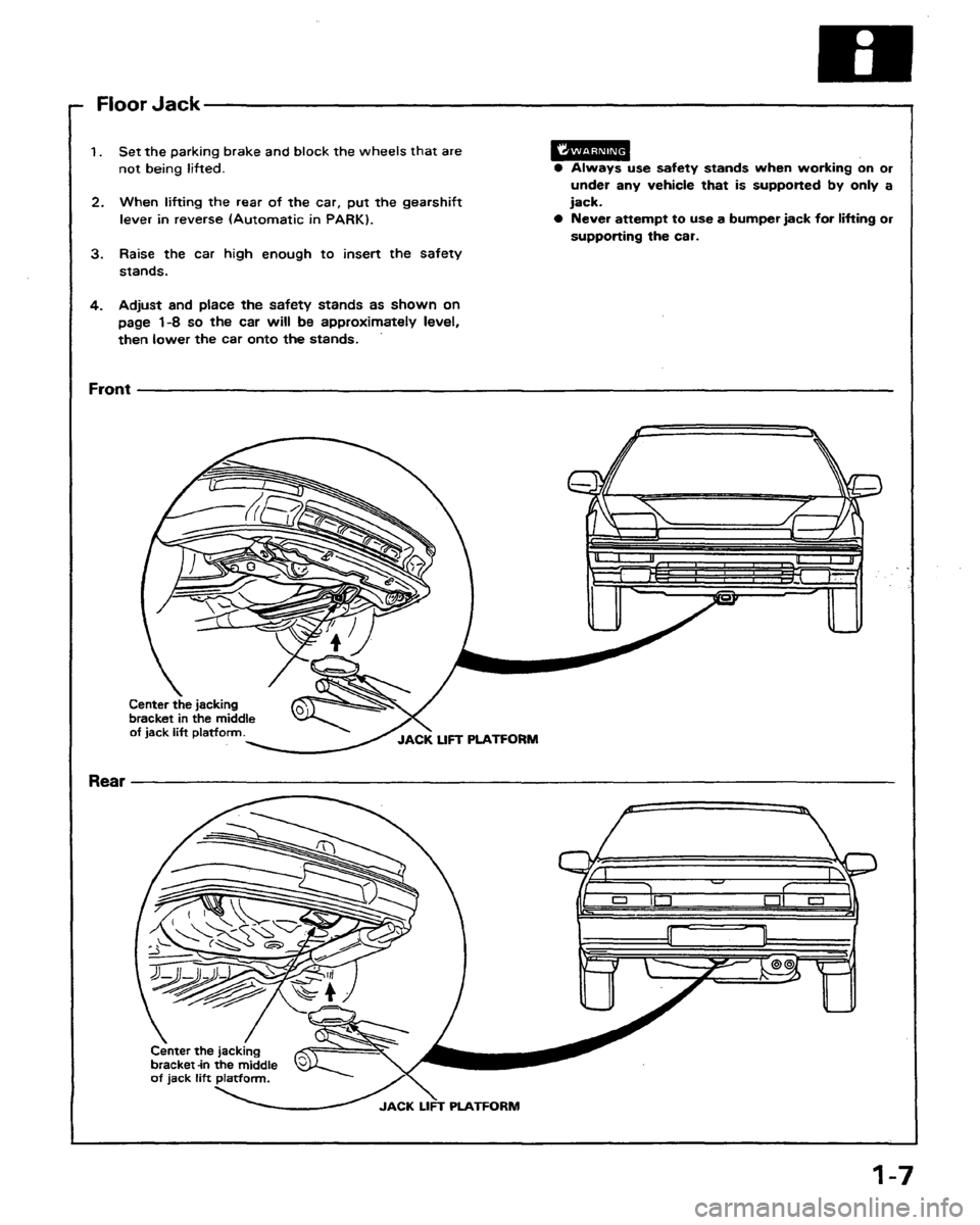 HONDA PRELUDE 1991  Service Repair Manual 