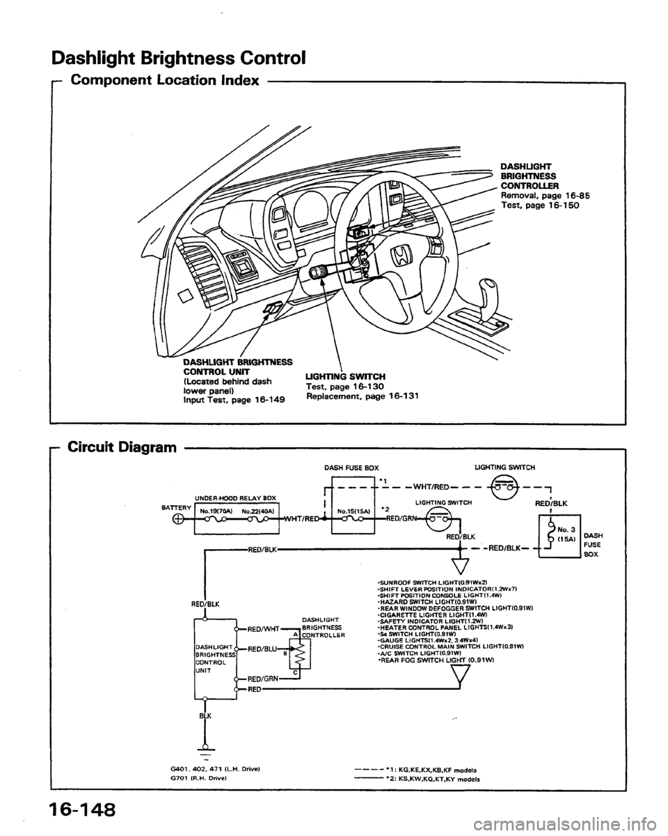 HONDA PRELUDE 1991 Service Repair Manual HONDA PRELUDE 1991 Service Repair Manual